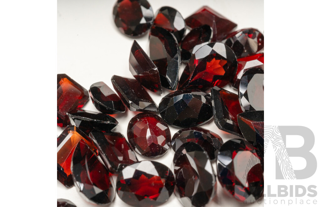100 Carat Natural Garnet Parcel – Bulk Gemstone Lot