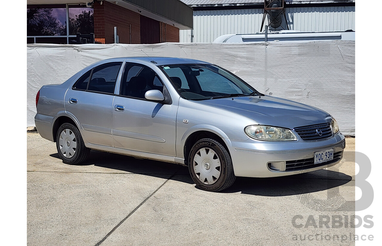 7/2005 Nissan Pulsar ST N16 MY04 4d Sedan Silver 1.8L