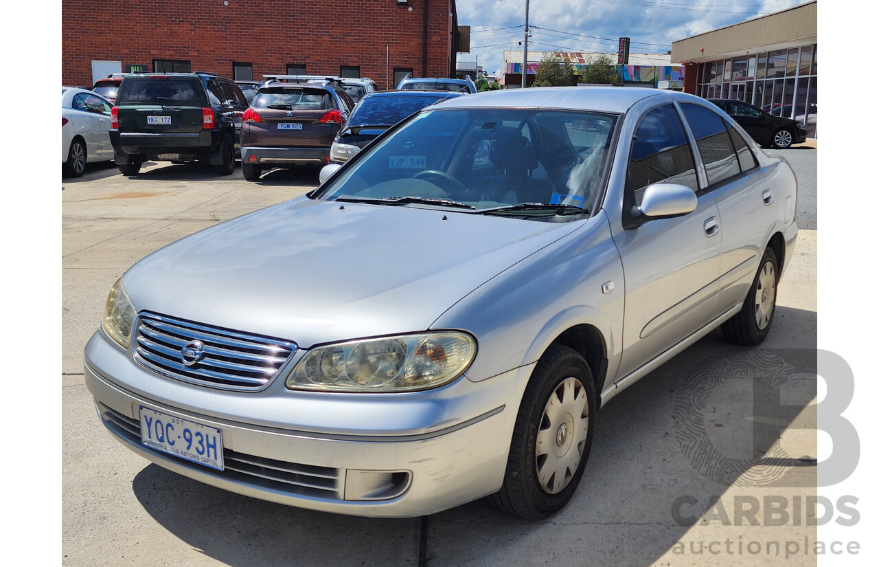 7/2005 Nissan Pulsar ST N16 MY04 4d Sedan Silver 1.8L