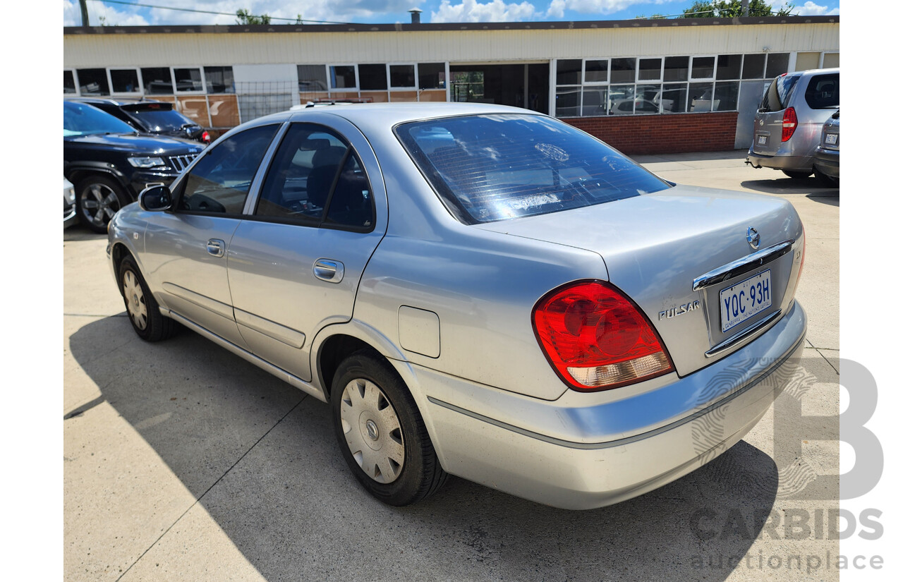 7/2005 Nissan Pulsar ST N16 MY04 4d Sedan Silver 1.8L