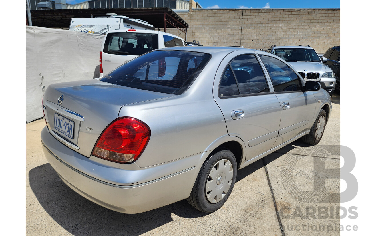 7/2005 Nissan Pulsar ST N16 MY04 4d Sedan Silver 1.8L