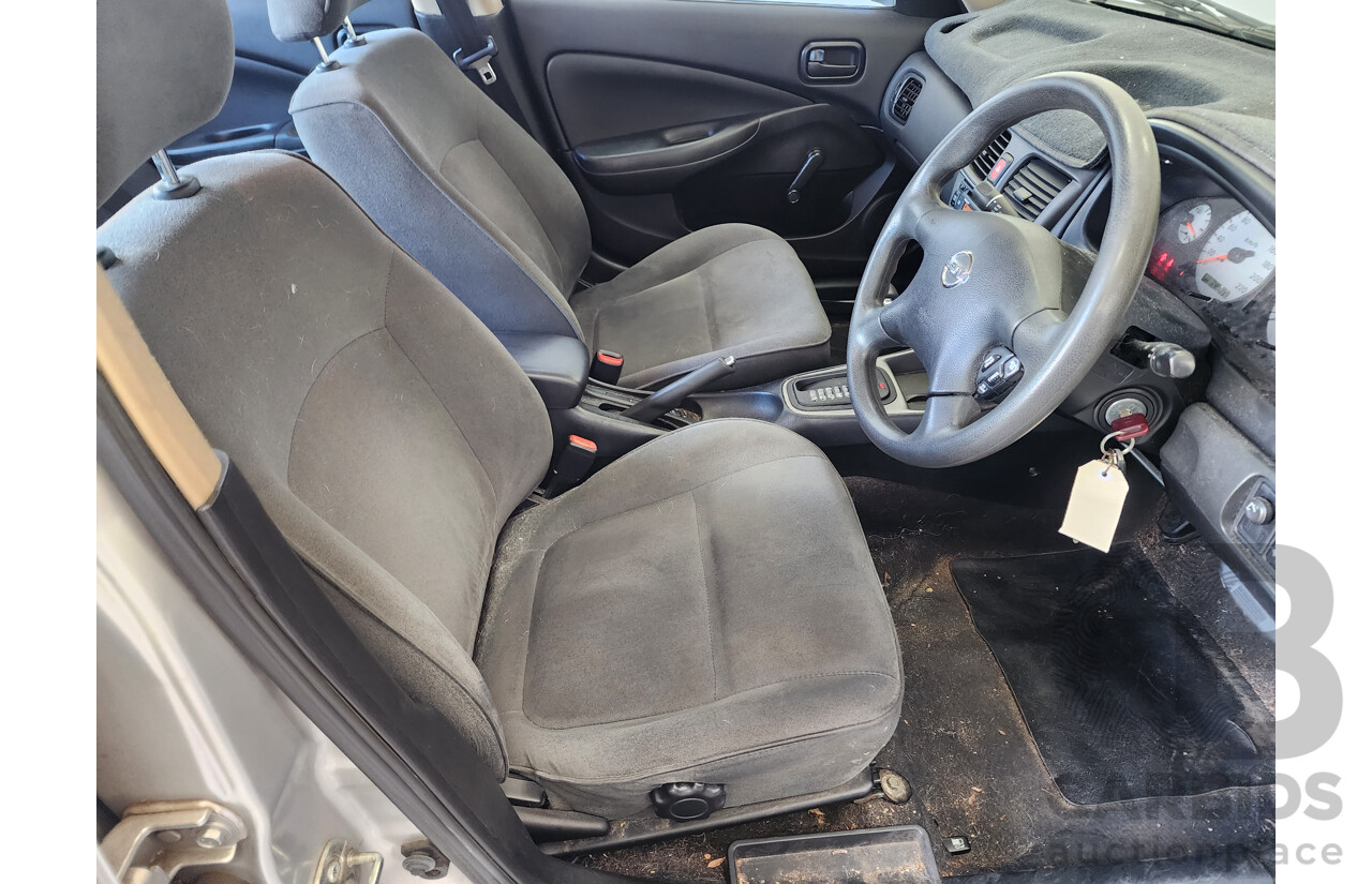 7/2005 Nissan Pulsar ST N16 MY04 4d Sedan Silver 1.8L