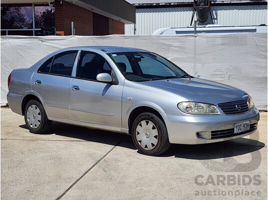7/2005 Nissan Pulsar ST N16 MY04 4d Sedan Silver 1.8L