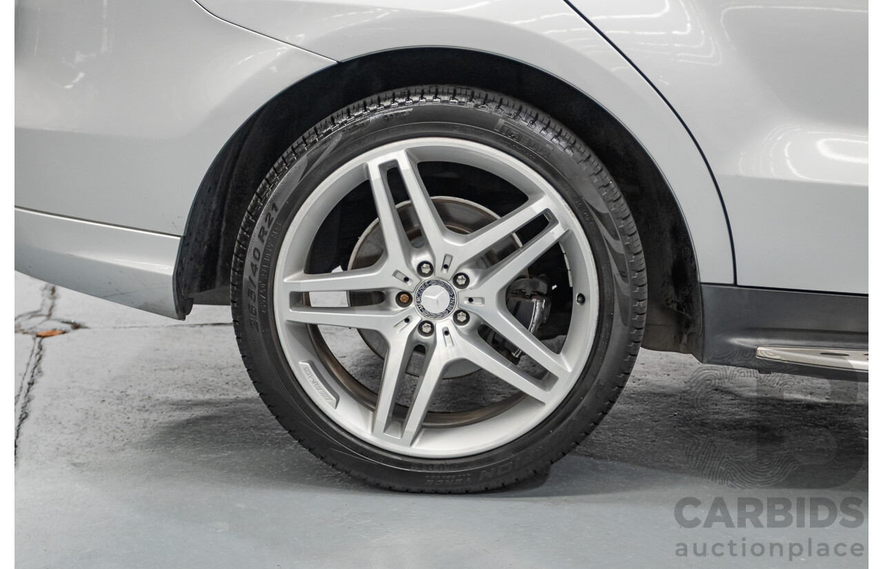6/2015 Mercedes-Benz ML 350CDI Bluetec (4x4) 166 MY14 4d Wagon Iridium Silver Metallic Turbo Diesel V6 3.0L