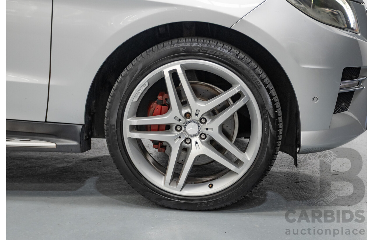 6/2015 Mercedes-Benz ML 350CDI Bluetec (4x4) 166 MY14 4d Wagon Iridium Silver Metallic Turbo Diesel V6 3.0L