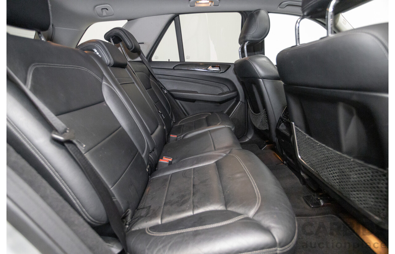 6/2015 Mercedes-Benz ML 350CDI Bluetec (4x4) 166 MY14 4d Wagon Iridium Silver Metallic Turbo Diesel V6 3.0L