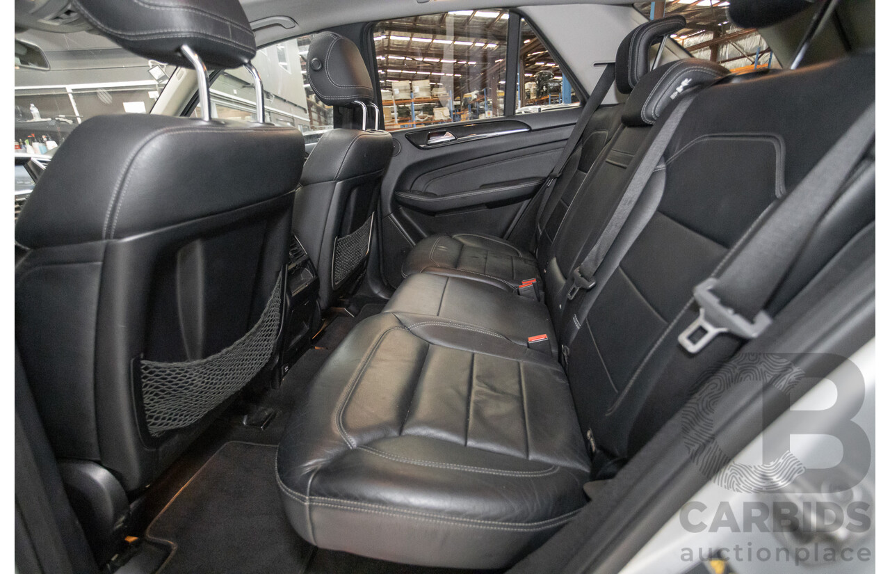 6/2015 Mercedes-Benz ML 350CDI Bluetec (4x4) 166 MY14 4d Wagon Iridium Silver Metallic Turbo Diesel V6 3.0L