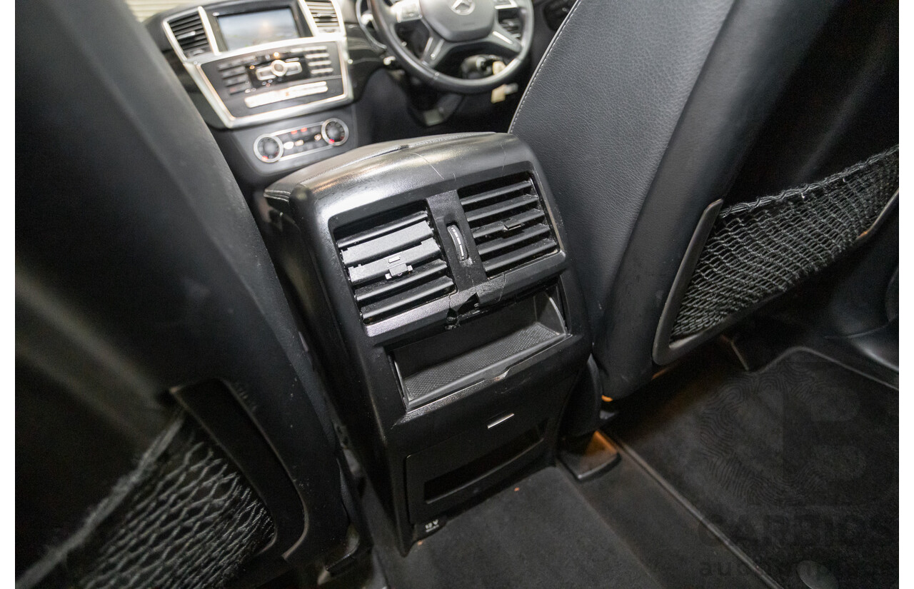 6/2015 Mercedes-Benz ML 350CDI Bluetec (4x4) 166 MY14 4d Wagon Iridium Silver Metallic Turbo Diesel V6 3.0L