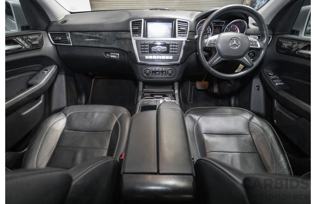 6/2015 Mercedes-Benz ML 350CDI Bluetec (4x4) 166 MY14 4d Wagon Iridium Silver Metallic Turbo Diesel V6 3.0L