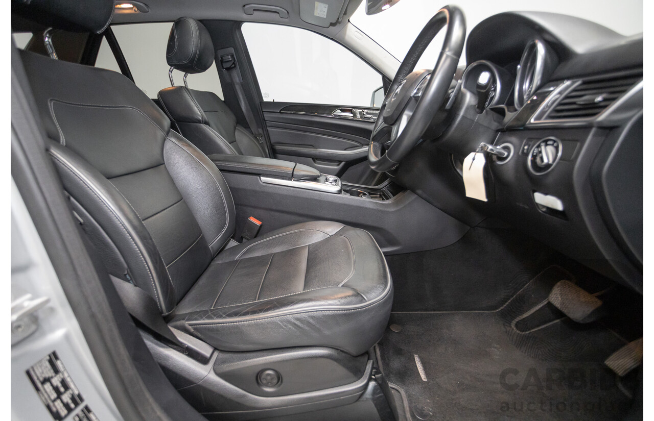 6/2015 Mercedes-Benz ML 350CDI Bluetec (4x4) 166 MY14 4d Wagon Iridium Silver Metallic Turbo Diesel V6 3.0L