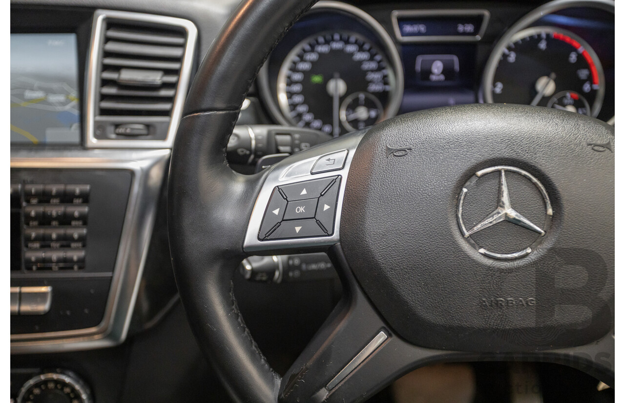 6/2015 Mercedes-Benz ML 350CDI Bluetec (4x4) 166 MY14 4d Wagon Iridium Silver Metallic Turbo Diesel V6 3.0L