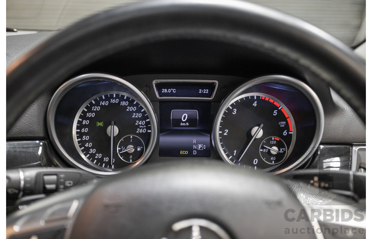 6/2015 Mercedes-Benz ML 350CDI Bluetec (4x4) 166 MY14 4d Wagon Iridium Silver Metallic Turbo Diesel V6 3.0L