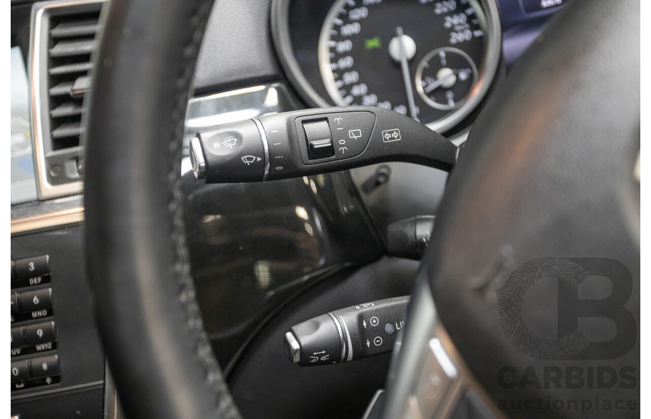 6/2015 Mercedes-Benz ML 350CDI Bluetec (4x4) 166 MY14 4d Wagon Iridium Silver Metallic Turbo Diesel V6 3.0L