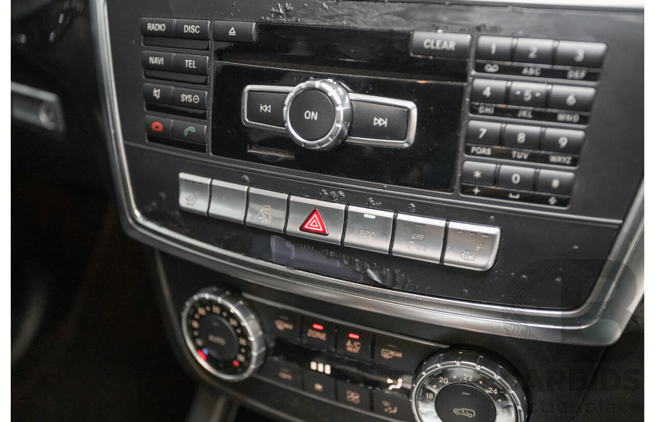 6/2015 Mercedes-Benz ML 350CDI Bluetec (4x4) 166 MY14 4d Wagon Iridium Silver Metallic Turbo Diesel V6 3.0L