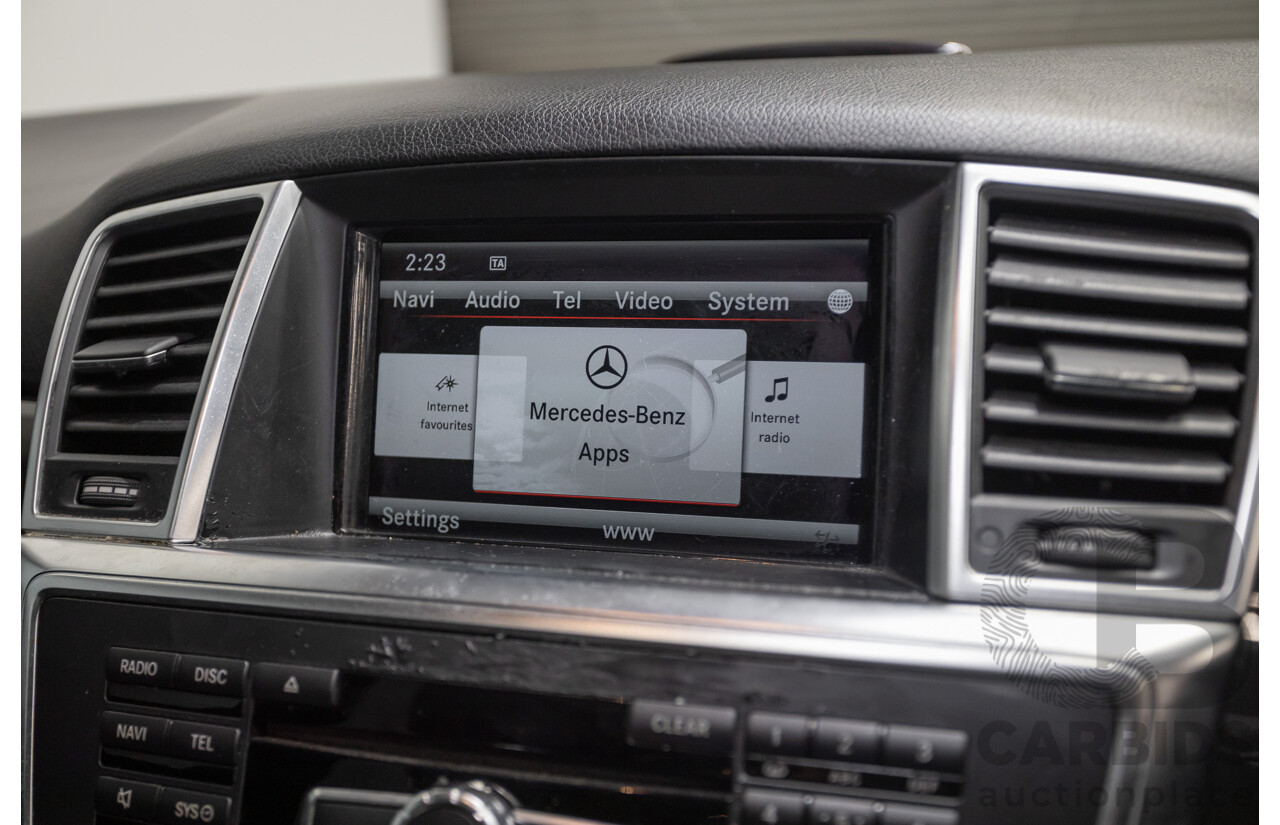 6/2015 Mercedes-Benz ML 350CDI Bluetec (4x4) 166 MY14 4d Wagon Iridium Silver Metallic Turbo Diesel V6 3.0L