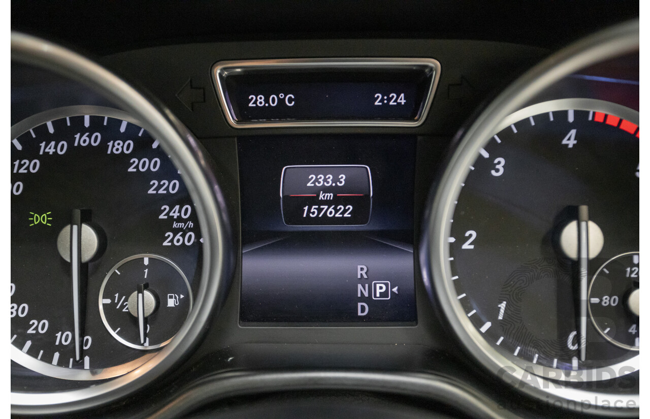 6/2015 Mercedes-Benz ML 350CDI Bluetec (4x4) 166 MY14 4d Wagon Iridium Silver Metallic Turbo Diesel V6 3.0L