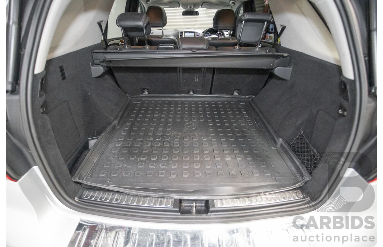 6/2015 Mercedes-Benz ML 350CDI Bluetec (4x4) 166 MY14 4d Wagon Iridium Silver Metallic Turbo Diesel V6 3.0L