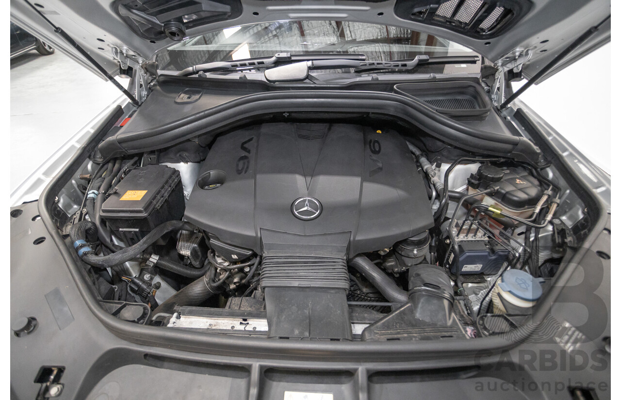 6/2015 Mercedes-Benz ML 350CDI Bluetec (4x4) 166 MY14 4d Wagon Iridium Silver Metallic Turbo Diesel V6 3.0L