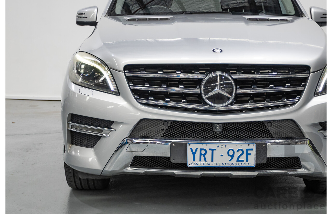 6/2015 Mercedes-Benz ML 350CDI Bluetec (4x4) 166 MY14 4d Wagon Iridium Silver Metallic Turbo Diesel V6 3.0L
