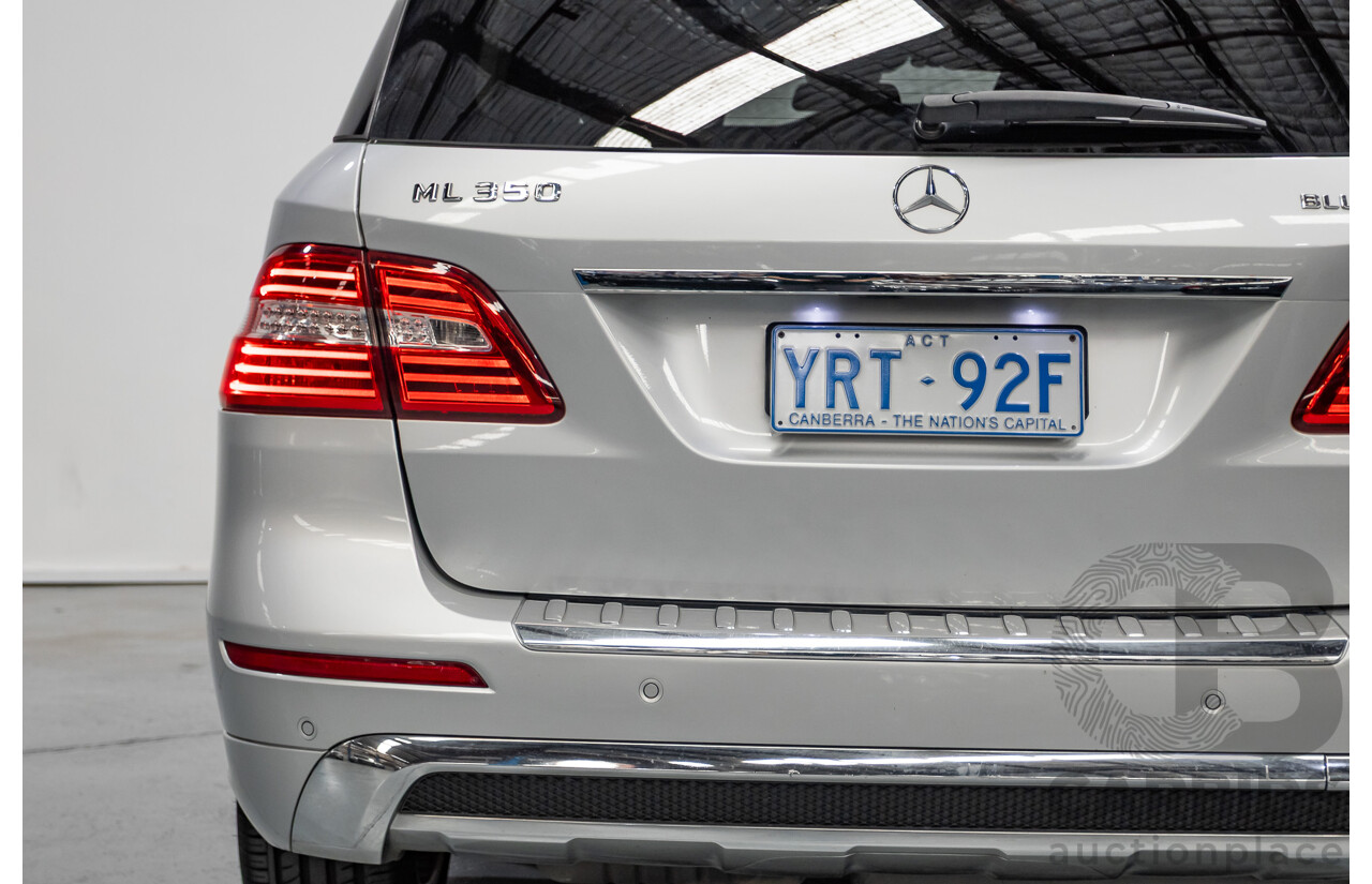 6/2015 Mercedes-Benz ML 350CDI Bluetec (4x4) 166 MY14 4d Wagon Iridium Silver Metallic Turbo Diesel V6 3.0L