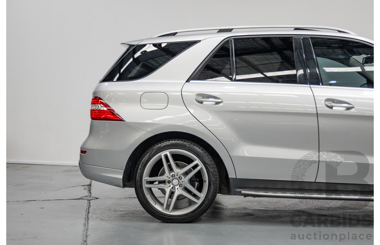 6/2015 Mercedes-Benz ML 350CDI Bluetec (4x4) 166 MY14 4d Wagon Iridium Silver Metallic Turbo Diesel V6 3.0L