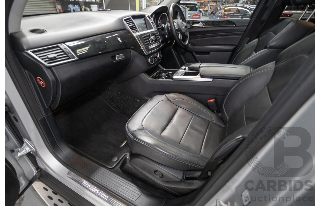 6/2015 Mercedes-Benz ML 350CDI Bluetec (4x4) 166 MY14 4d Wagon Iridium Silver Metallic Turbo Diesel V6 3.0L
