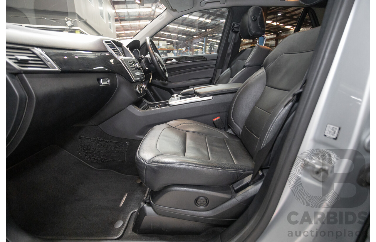 6/2015 Mercedes-Benz ML 350CDI Bluetec (4x4) 166 MY14 4d Wagon Iridium Silver Metallic Turbo Diesel V6 3.0L