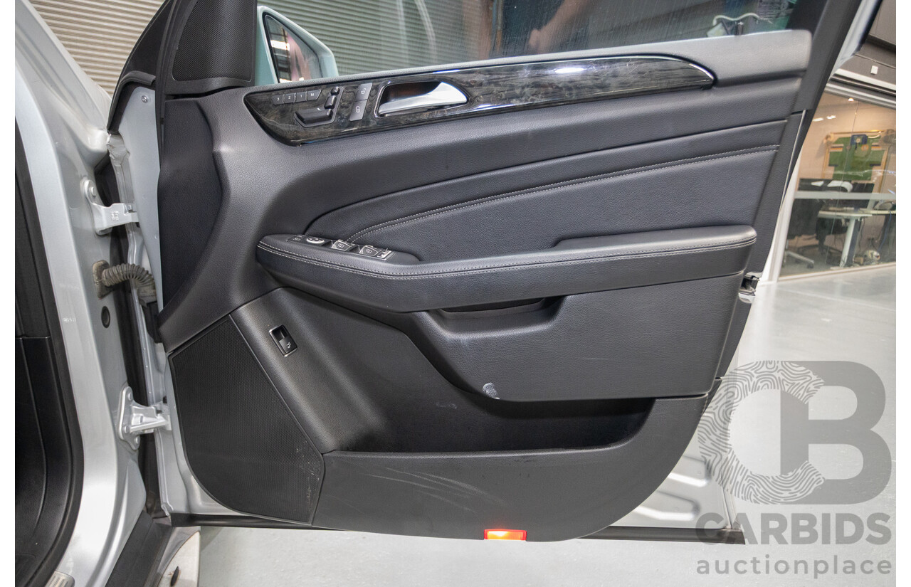 6/2015 Mercedes-Benz ML 350CDI Bluetec (4x4) 166 MY14 4d Wagon Iridium Silver Metallic Turbo Diesel V6 3.0L