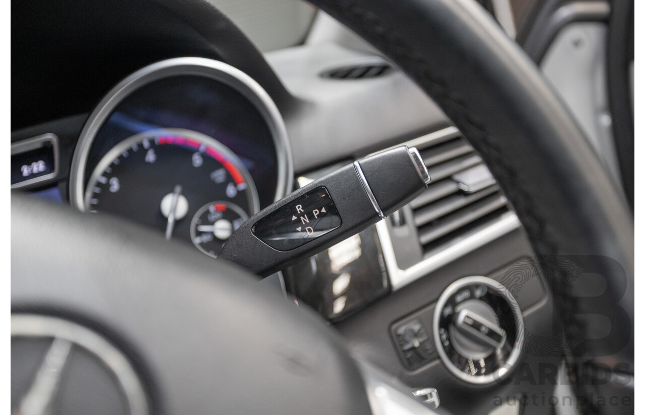 6/2015 Mercedes-Benz ML 350CDI Bluetec (4x4) 166 MY14 4d Wagon Iridium Silver Metallic Turbo Diesel V6 3.0L