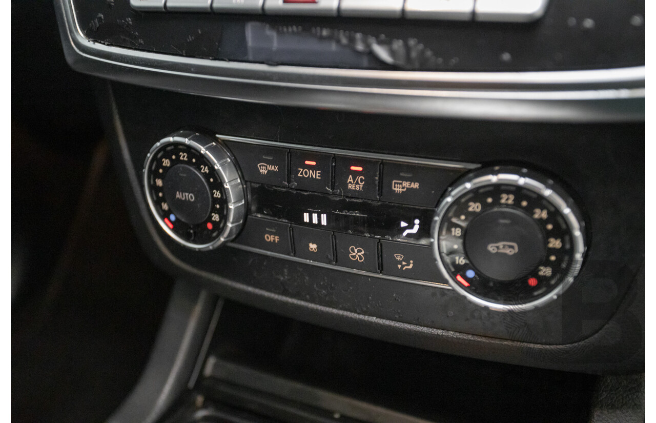 6/2015 Mercedes-Benz ML 350CDI Bluetec (4x4) 166 MY14 4d Wagon Iridium Silver Metallic Turbo Diesel V6 3.0L