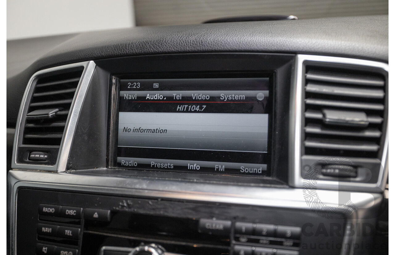 6/2015 Mercedes-Benz ML 350CDI Bluetec (4x4) 166 MY14 4d Wagon Iridium Silver Metallic Turbo Diesel V6 3.0L