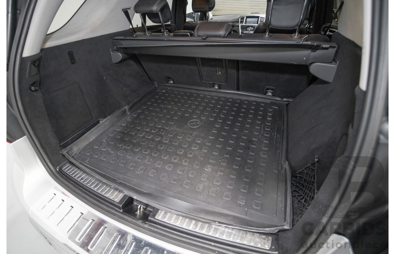 6/2015 Mercedes-Benz ML 350CDI Bluetec (4x4) 166 MY14 4d Wagon Iridium Silver Metallic Turbo Diesel V6 3.0L