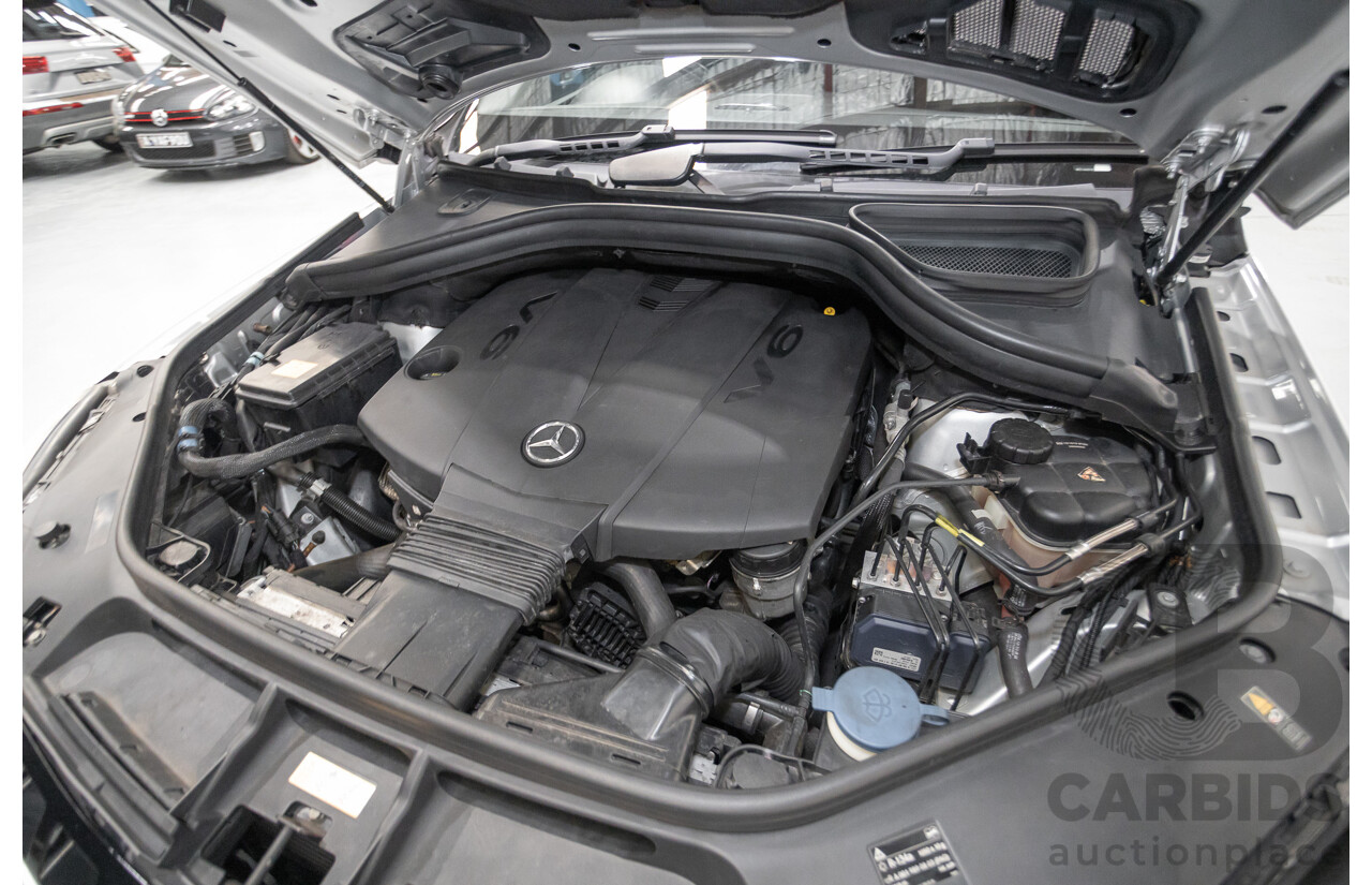 6/2015 Mercedes-Benz ML 350CDI Bluetec (4x4) 166 MY14 4d Wagon Iridium Silver Metallic Turbo Diesel V6 3.0L