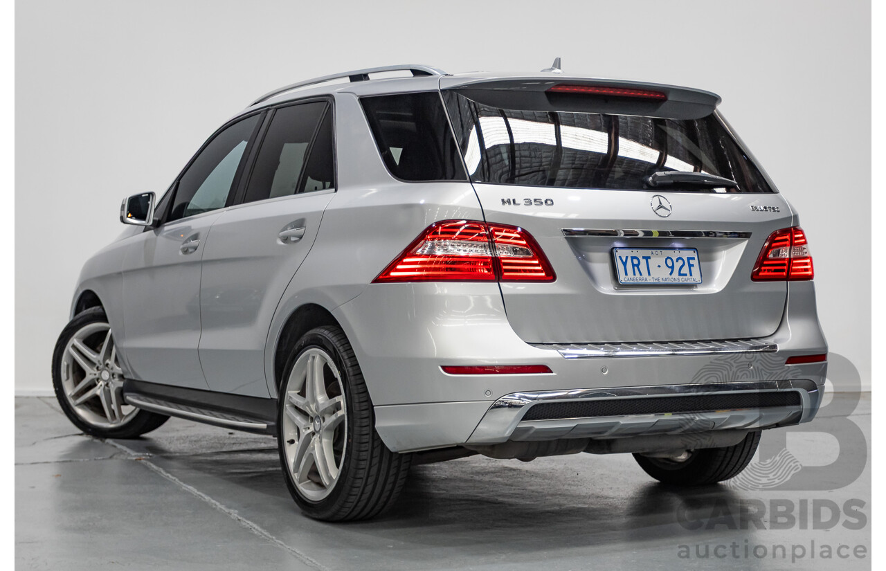 6/2015 Mercedes-Benz ML 350CDI Bluetec (4x4) 166 MY14 4d Wagon Iridium Silver Metallic Turbo Diesel V6 3.0L