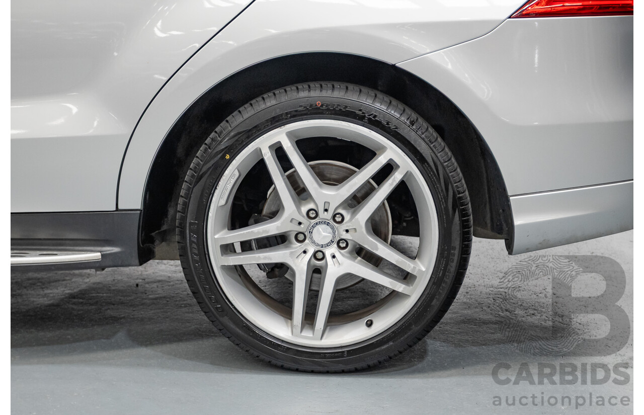 6/2015 Mercedes-Benz ML 350CDI Bluetec (4x4) 166 MY14 4d Wagon Iridium Silver Metallic Turbo Diesel V6 3.0L