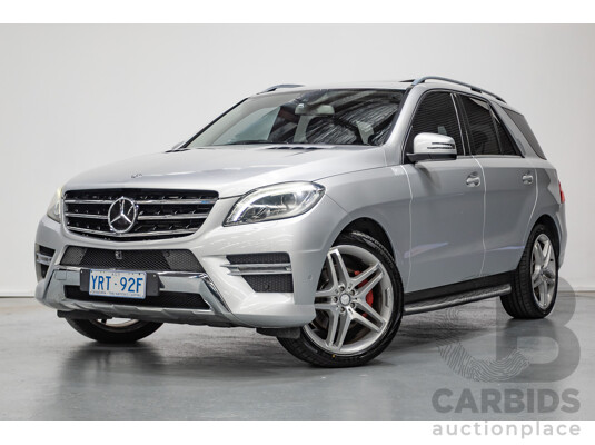6/2015 Mercedes-Benz ML 350CDI Bluetec (4x4) 166 MY14 4d Wagon Iridium Silver Metallic Turbo Diesel V6 3.0L