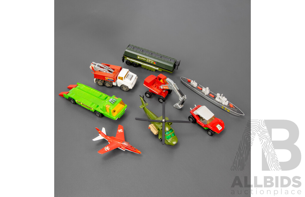 Collection of Vintage Matchbox Super Kings, Battle Kings, Speed Kings and Sea Kings