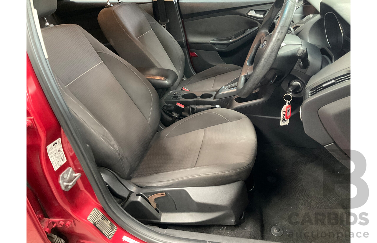 4/2014 Ford Focus Trend LW MK2 Upgrade 5d Hatchback Ruby Red Turbo Diesel 2.0L