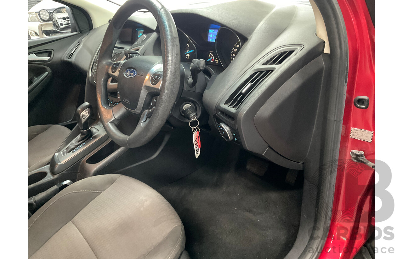 4/2014 Ford Focus Trend LW MK2 Upgrade 5d Hatchback Ruby Red Turbo Diesel 2.0L