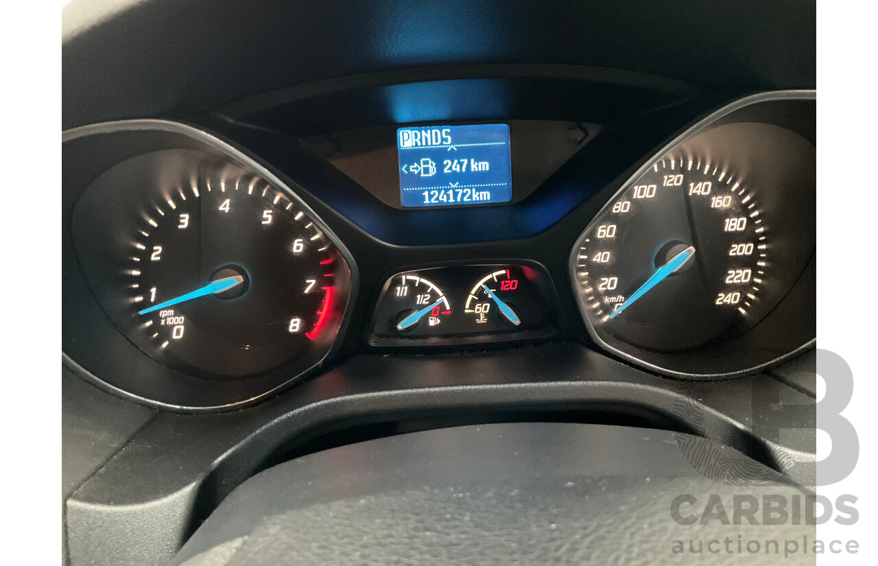 4/2014 Ford Focus Trend LW MK2 Upgrade 5d Hatchback Ruby Red Turbo Diesel 2.0L