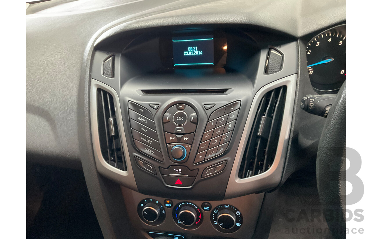 4/2014 Ford Focus Trend LW MK2 Upgrade 5d Hatchback Ruby Red Turbo Diesel 2.0L