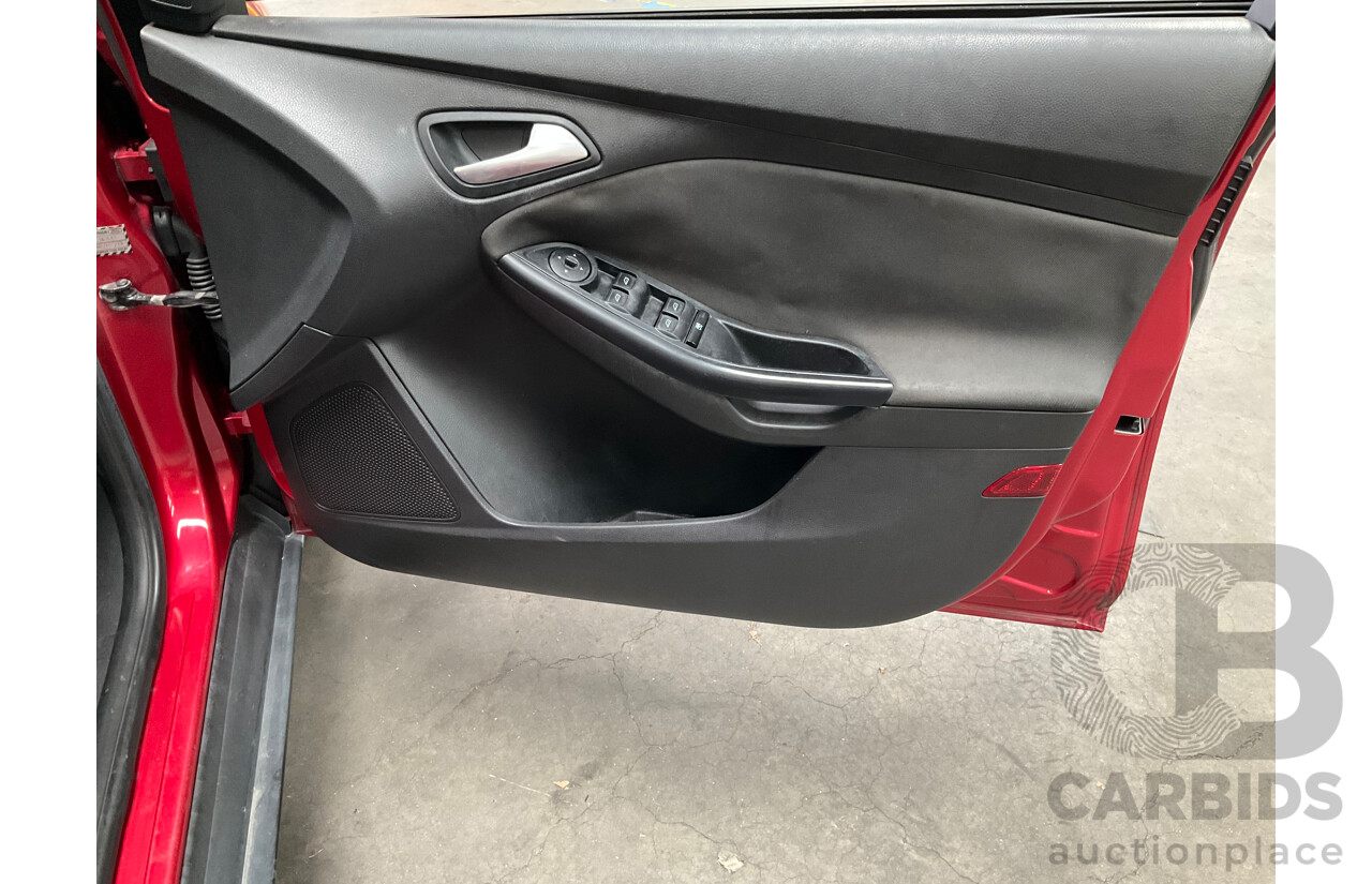 4/2014 Ford Focus Trend LW MK2 Upgrade 5d Hatchback Ruby Red Turbo Diesel 2.0L