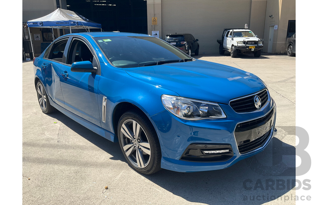 10/2014 Holden Commodore SV6 VF MY15 4d Sedan Perfect Blue V6 3.6L