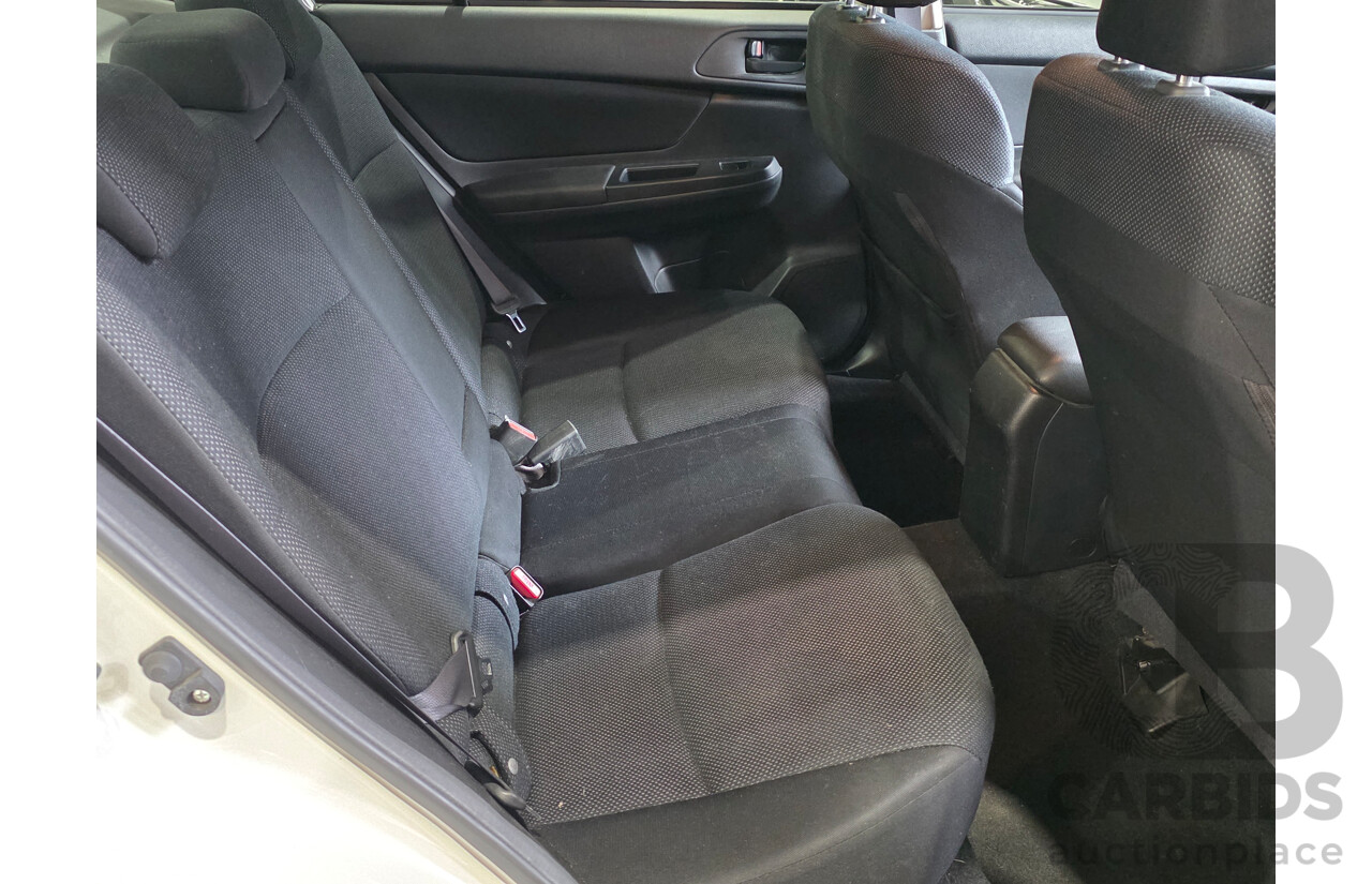 7/2013 Subaru Impreza 2.0i (AWD) MY14 4d Sedan White 2.0L