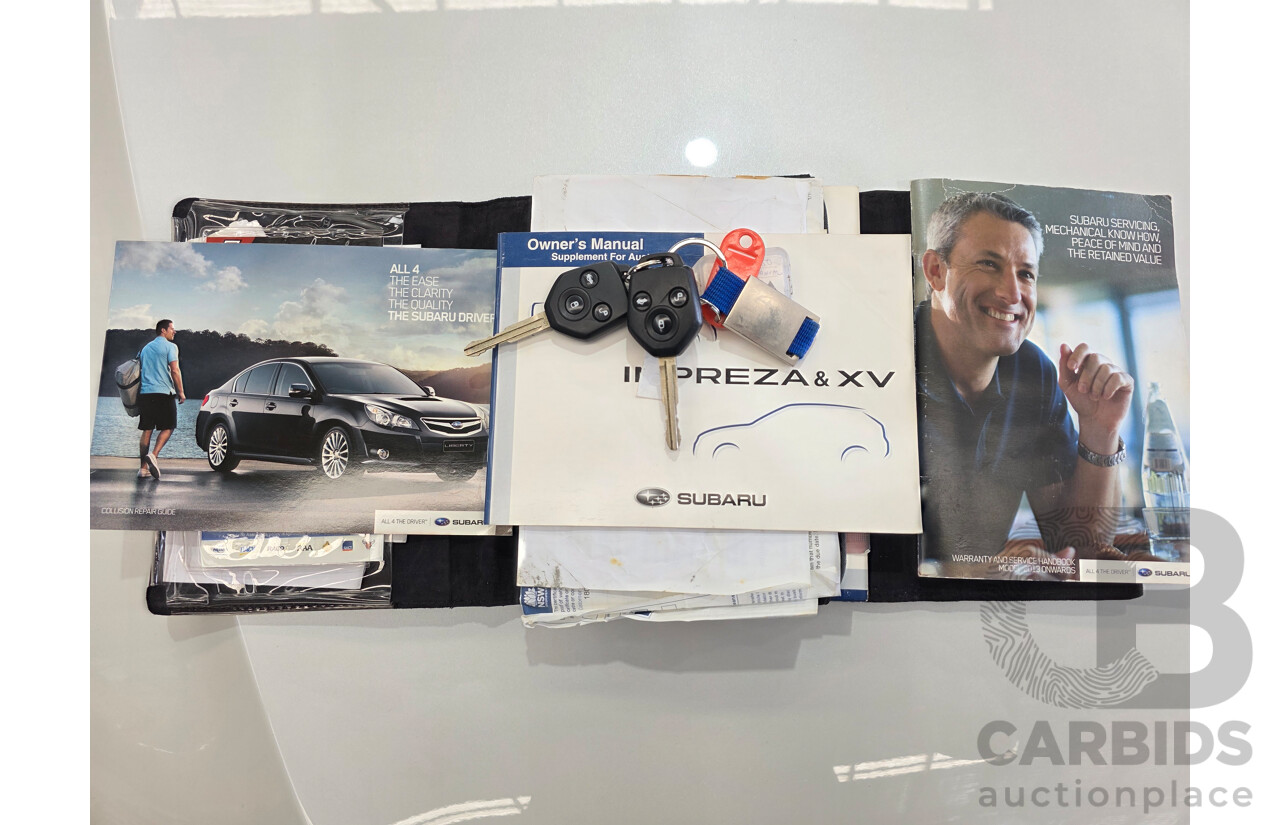 7/2013 Subaru Impreza 2.0i (AWD) MY14 4d Sedan White 2.0L