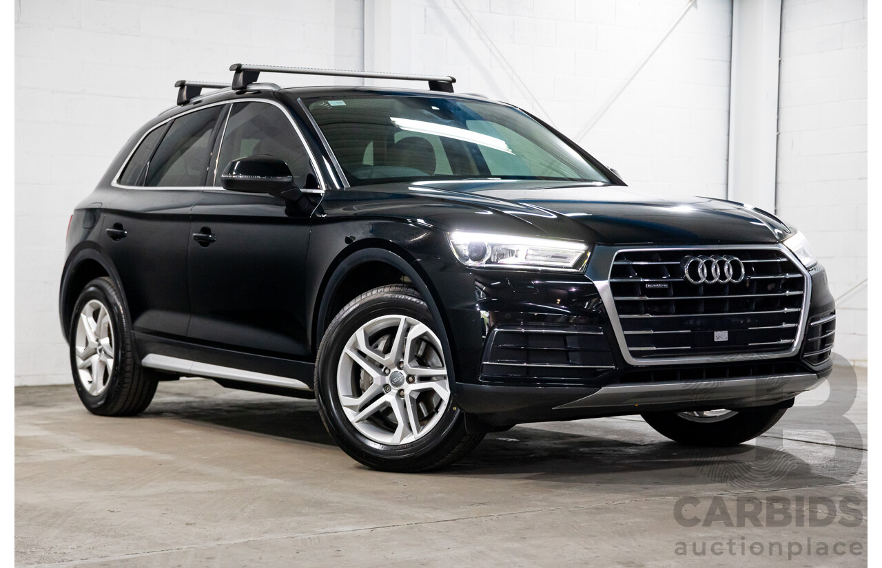 06/2019 Audi Q5 40 TDI Quattro Design (AWD) FY MY19 4d Wagon Brilliant Black Turbo Diesel 2.0L