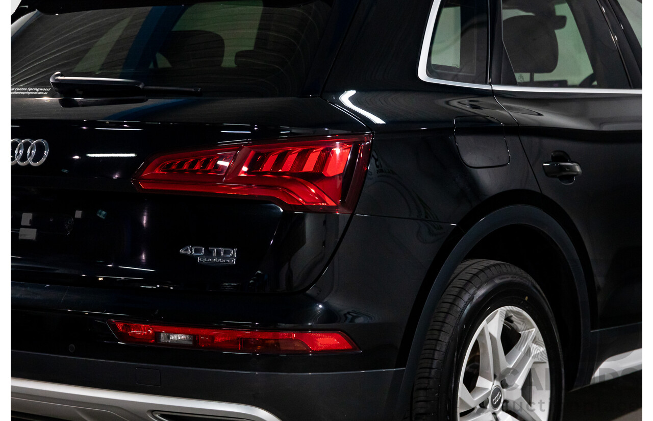06/2019 Audi Q5 40 TDI Quattro Design (AWD) FY MY19 4d Wagon Brilliant Black Turbo Diesel 2.0L