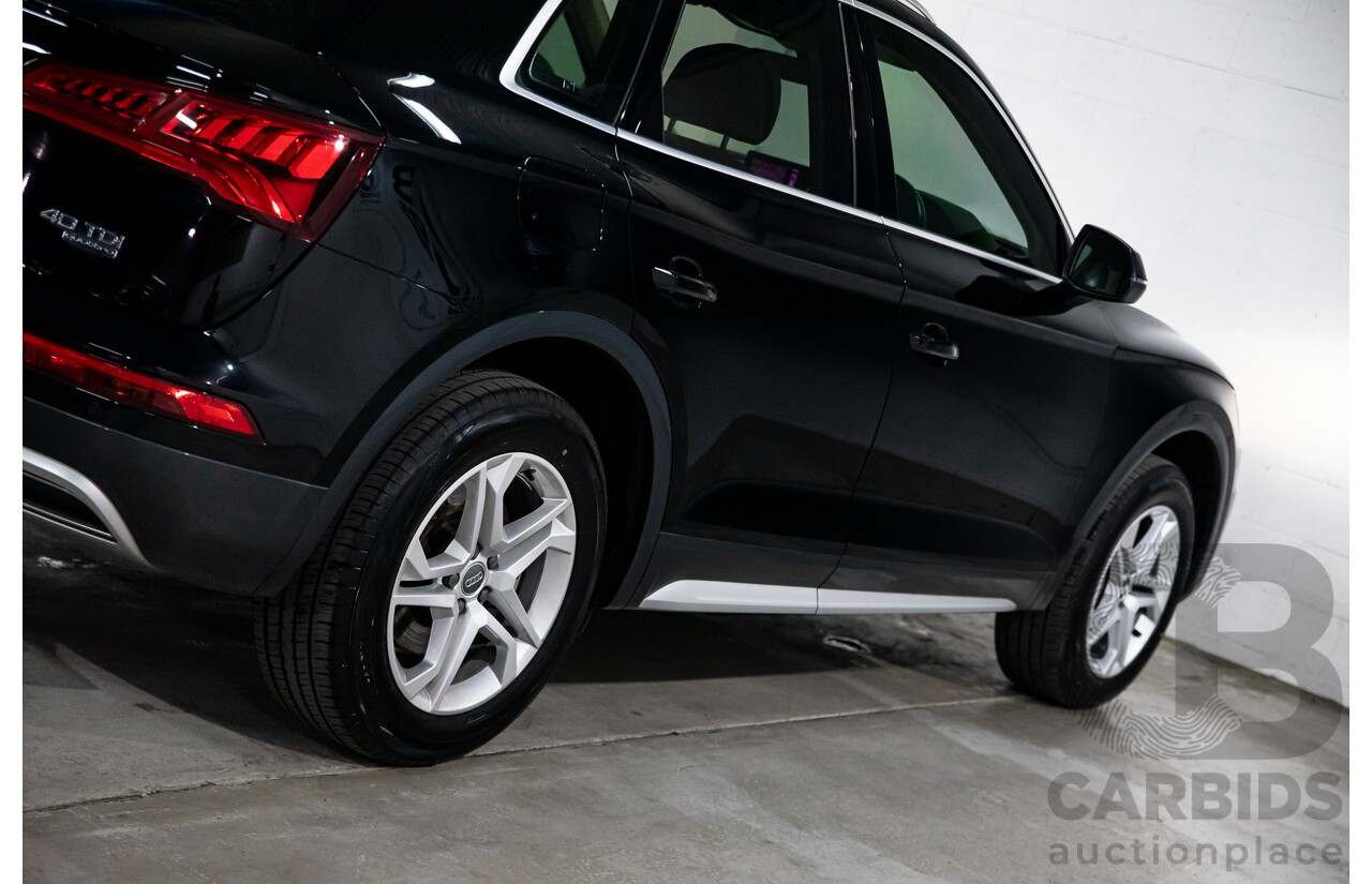 06/2019 Audi Q5 40 TDI Quattro Design (AWD) FY MY19 4d Wagon Brilliant Black Turbo Diesel 2.0L