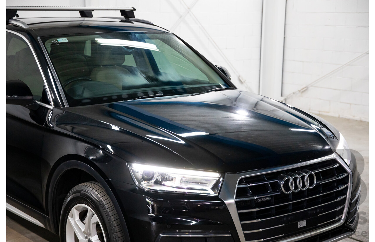 06/2019 Audi Q5 40 TDI Quattro Design (AWD) FY MY19 4d Wagon Brilliant Black Turbo Diesel 2.0L