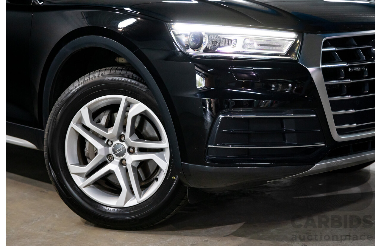 06/2019 Audi Q5 40 TDI Quattro Design (AWD) FY MY19 4d Wagon Brilliant Black Turbo Diesel 2.0L
